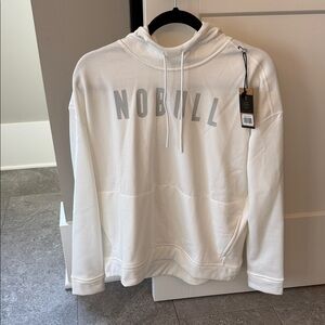NOBULL womens off white Hoodie. New. Large